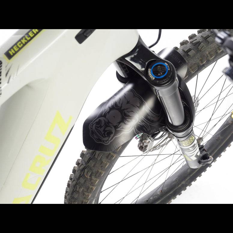 All Mountain Style front fork mudguard for bikes, lightweight and durable accessory to protect from mud and debris during riding.