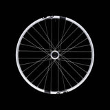 Crankbrothers Synthesis Alloy 2.0 enduro rear wheel for mountain bikes, showcasing the alloy rim and hub assembly.