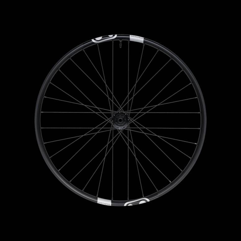 Crankbrothers Synthesis Alloy 2.0 rear E-bike wheel with 148x12mm Ratchet hub, showcasing the wheel and hub details.