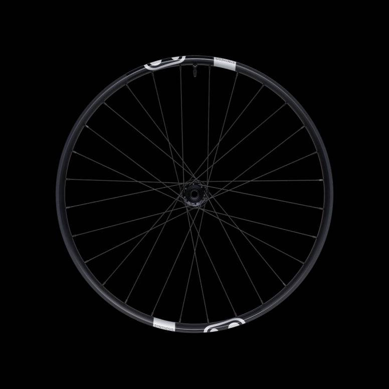 Crankbrothers Synthesis Alloy 2.0 Enduro front wheel with Industry Nine 15x110mm hub, featuring durable alloy rim and modern design.