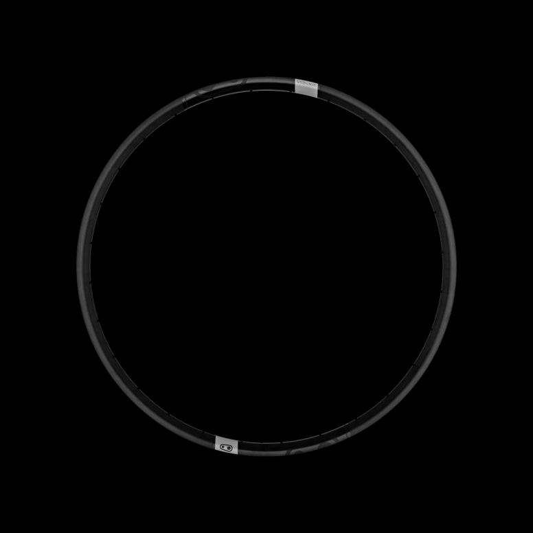 Crankbrothers Synthesis Alloy gravel rim, 26.5mm wide, designed for 40-48mm tires, showing the lightweight bike wheel component.