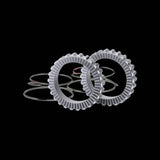 Crankbrothers Synthesis 54T Ratchet Upgrade Kit in silver for faster hub engagement on bicycle components.