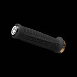 Ergon GDH Team MTB grips with ergonomic design and secure locking stops, mountain bike handlebar component.