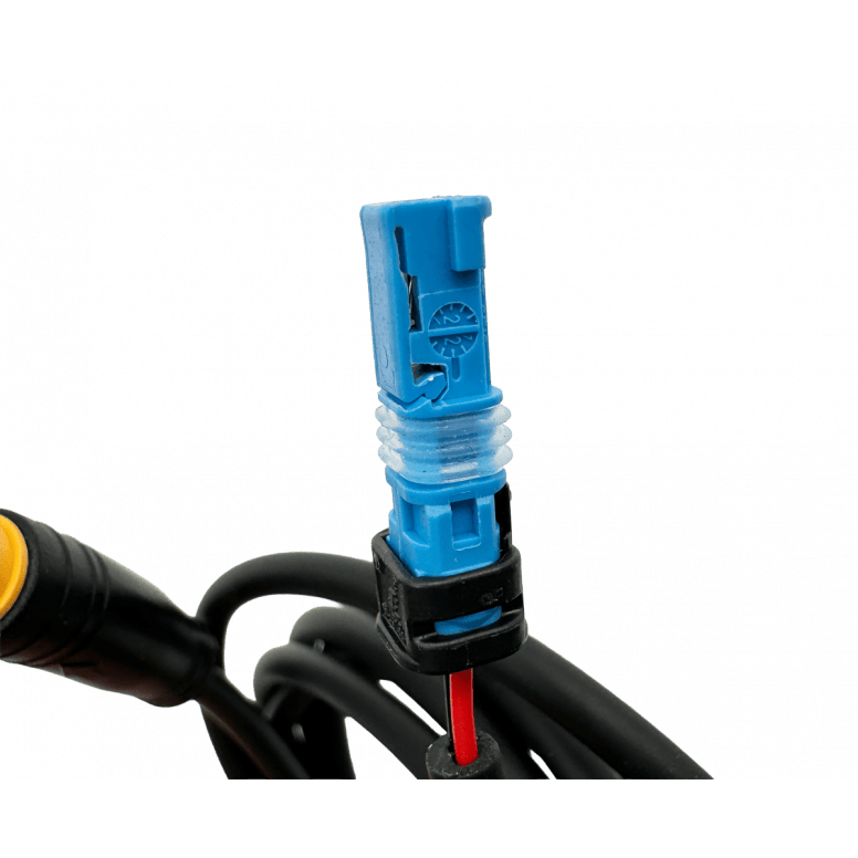 Black Moon Sport E-BIKE cable for Bosch E-Power 1000 & 2000 lights, bike accessories, compatible with e-bike lighting systems.