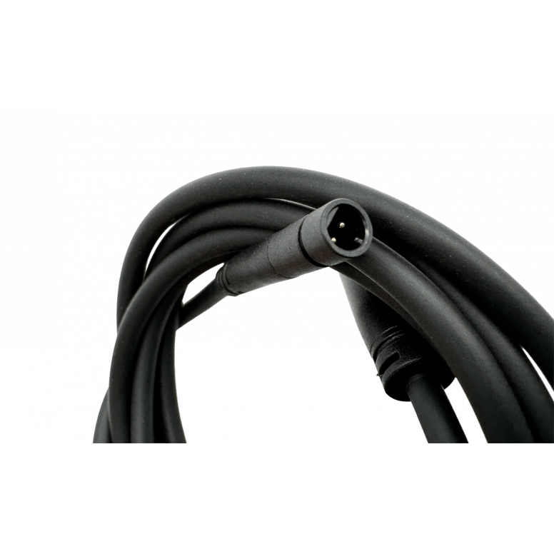 Moon Sport Black E-BIKE cable for Brose E-Power 1000 & 2000 lights, 1.2m or 1.5m length, e-bike accessories