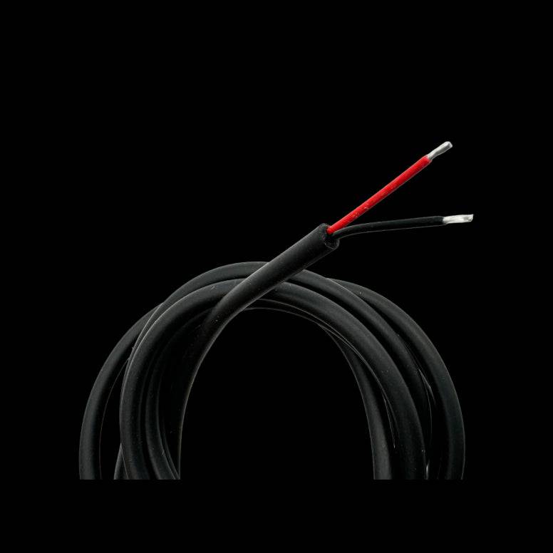 Moon Sport Shimano E-Bike cable for E-Power 1000 & 2000 lights, 1.2m black accessory for e-bike lighting systems.