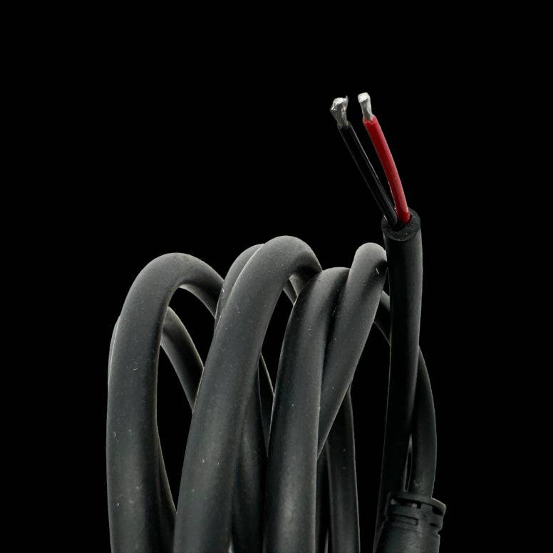 Moon Sport Shimano E-Bike cable for E-Power 1000 & 2000 lights, 1.2m black e-bike accessories, durable Shimano compatible cable.