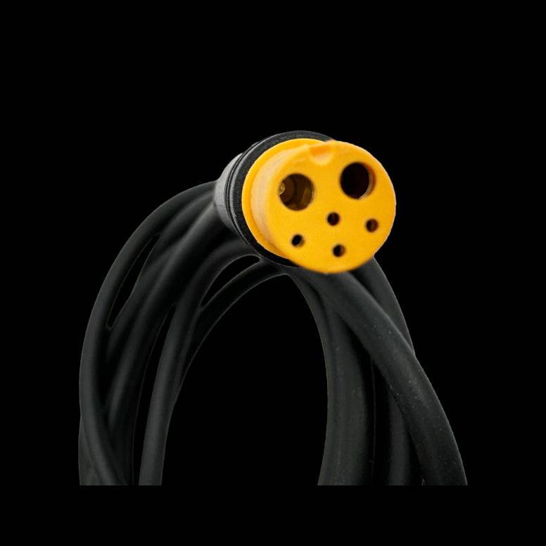 Moon Sport Shimano E-Bike cable for E-Power 1000 & 2000 lights, black, 1.2m accessory for e-bike lighting system