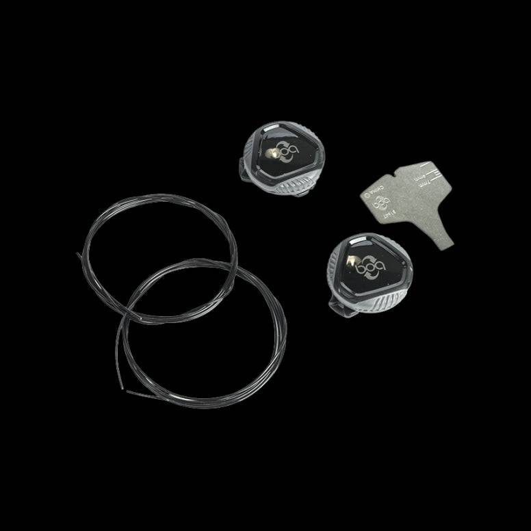 Fizik BOA L6 kit for MTB Terra X5 and M6B shoes, black replacement closure system for cycling shoes.