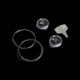 Fizik BOA L6 kit for MTB Terra X5 and M6B shoes, black replacement closure system for cycling shoes.