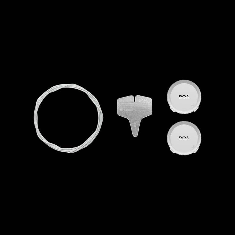 Fizik BOA Li2 Dial B replacement kit for Vento Infinito and Stabilita carbon cycling shoes, includes dial and cable components.
