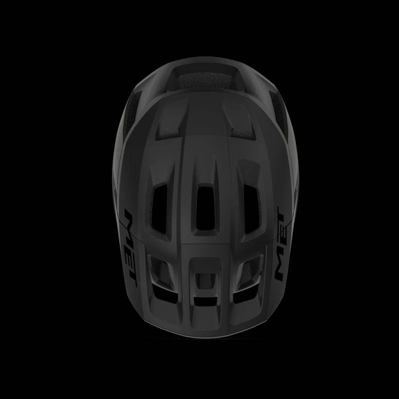 MET Terrae MIPS MTB helmet with Safe-T Heta fit system and NTA 8776 certification, shown in a side view with ventilation details.