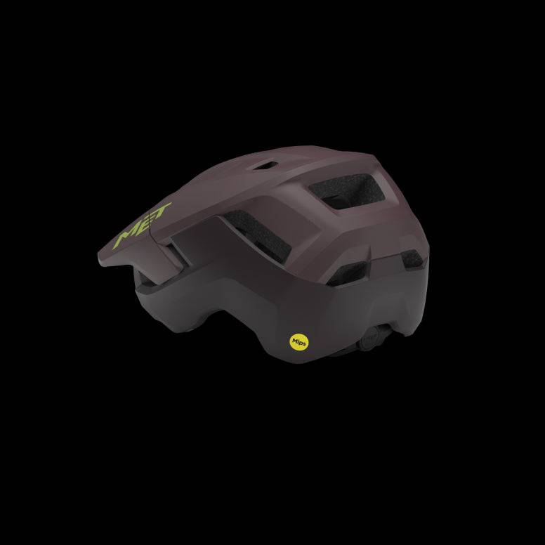 MET Terrae MIPS MTB helmet with Safe-T Heta fit system, NTA 8776 certification, shown on a rider with mountain biking gear.