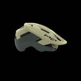 MET Terrae MIPS MTB helmet with Safe-T Heta fit, NTA 8776 certification, shown from the side with ventilation and secure straps.