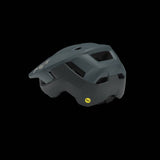 MET Terrae MIPS MTB helmet with Safe-T Heta fit system and NTA 8776 certification, shown from the side with ventilation details