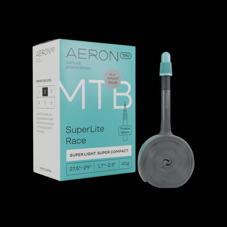 Aeron TPU MTB - SuperLite Race Grey 27.5"-29" x 1.7"-2.5" SuperLite Race Presta | Swinnerton Cycles