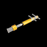 Enduro Bearings BRT-041 blind bearing extraction kit with spacers, used for hub maintenance, featuring gold-colored components.