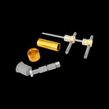Enduro Bearings BRT-041 blind bearing extraction kit with gold spacers for hub maintenance, workshop tool for bike hubs.