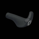 Ergon GS2 Evo ergonomic bike grips with adjustable two-finger bar ends, designed for comfort and enhanced bike handling.