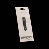 Brooks Hub Shiner leather bike hub cleaner and keychain accessory, compact component with leather details and metal keyring.