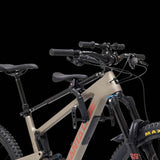 Kids Ride Shotgun Pro II child bike seat and handlebars combo in black, designed for safe and comfortable bike riding for kids.