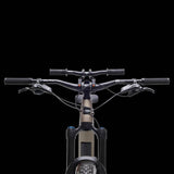 Kids Ride Shotgun Pro II child bike seat and handlebars combo in black, designed for secure riding and easy control.