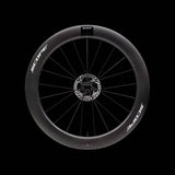 Scope Cycling R6.A V2 65mm allroad wheelset with tubeless-ready tires and aerodynamic design, shown with spokes and rims visible.