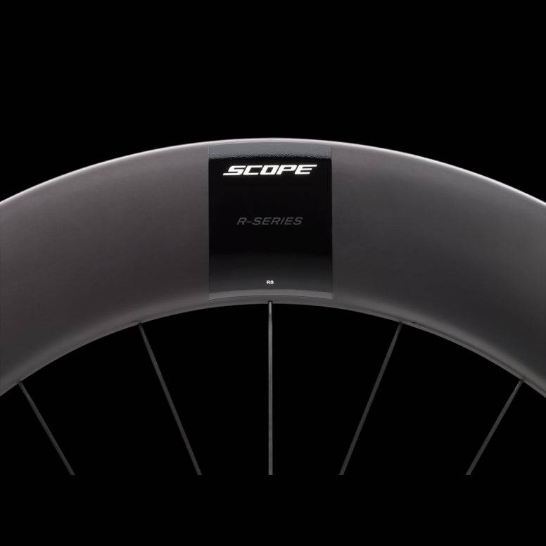 Scope Cycling R8.T V2 85mm triathlon and time trial wheelset with aerodynamic design, lightweight carbon wheels for speed.