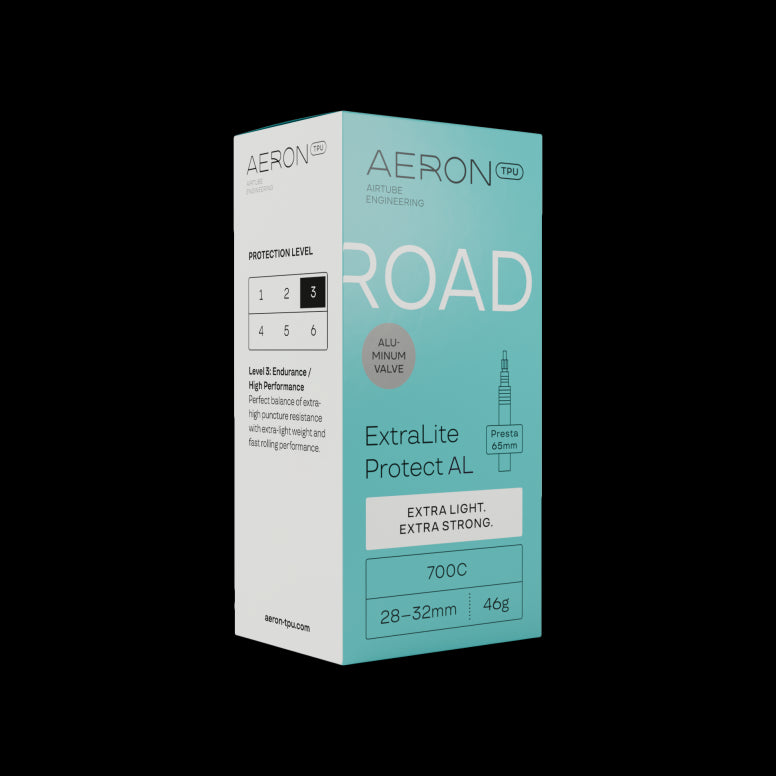 Aeron TPU Road - ExtraLite Protect - Alloy Valve