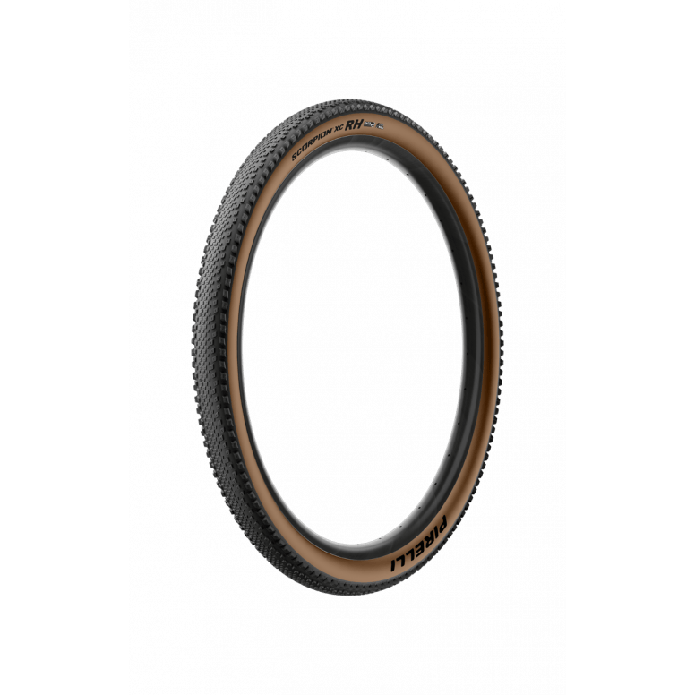 Pirelli Scorpion XC RH Pro tubeless mountain bike tyre 29x2.4 with rugged tread pattern for off-road riding.