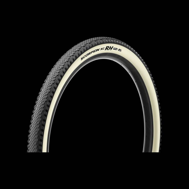 Pirelli Scorpion XC RH Pro tubeless-ready mountain bike tyre 29x2.4 mounted on wheel for off-road riding.