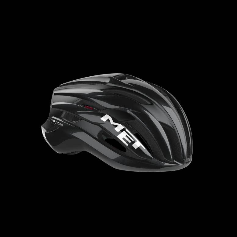 MET Trenta Mips road cycling helmet with aerodynamic design and MIPS-C2 protection, shown from a side angle.
