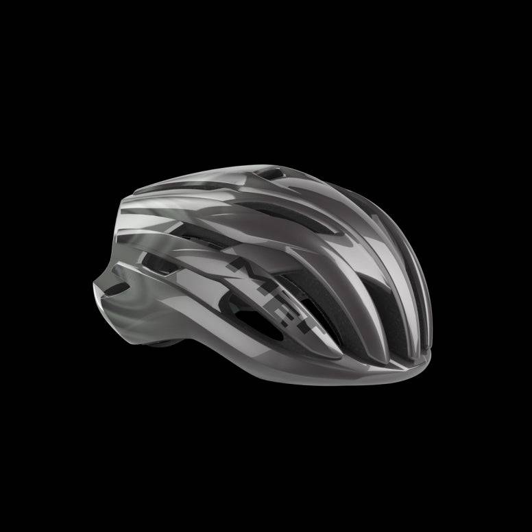 MET Trenta Mips road cycling helmet with advanced aerodynamics and MIPS-C2 protection, shown from a side view with vents and sleek design.