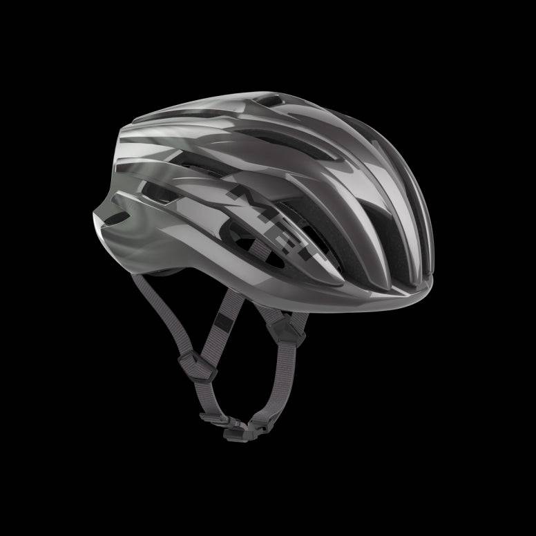 MET Trenta Mips road cycling helmet with aerodynamic design and MIPS-C2 protection, shown from the side view.