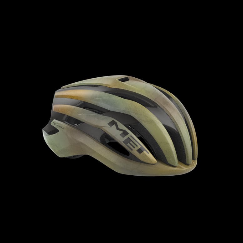 MET Trenta Mips road cycling helmet with advanced aerodynamics and MIPS-C2 protection, shown from the side view.