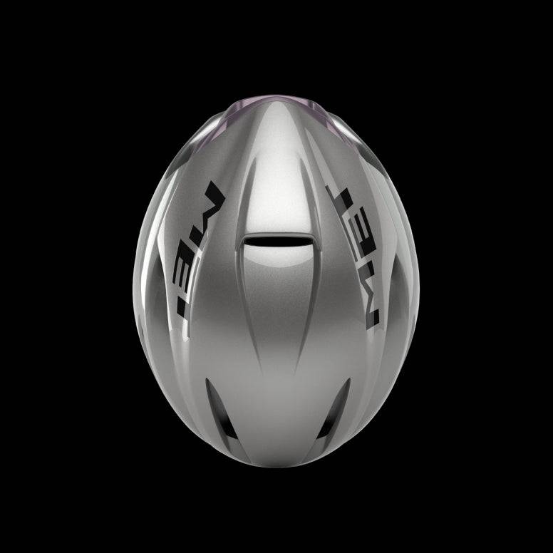 MET Manta Mips helmet with aerodynamic design and Advanced MIPS-C2® protection, shown from the front with adjustable straps.