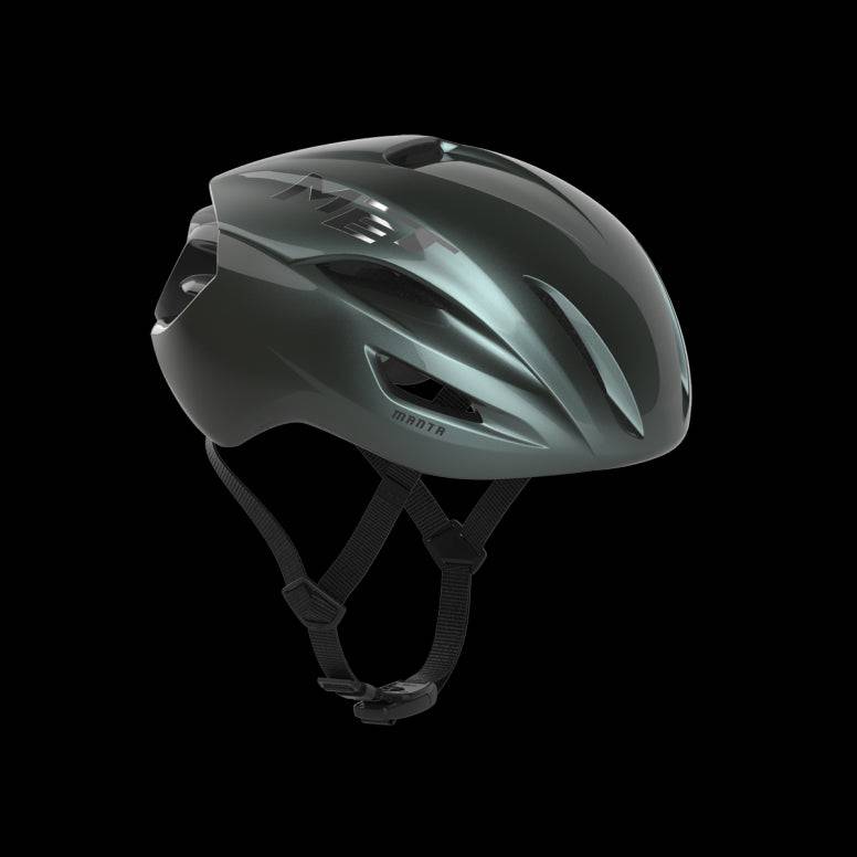 MET Manta Mips helmet featuring advanced MIPS-C2® protection and aerodynamic design, shown from a side view.