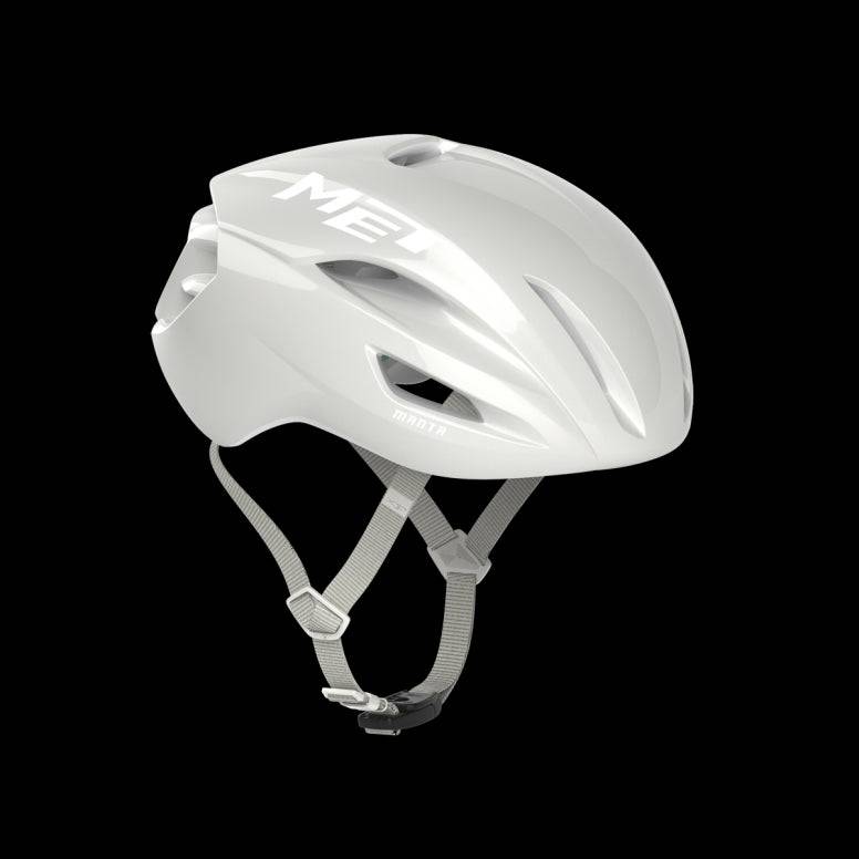 MET Manta MIPS helmet with aerodynamic design and Advanced MIPS-C2® protection, shown in a sleek, streamlined profile.