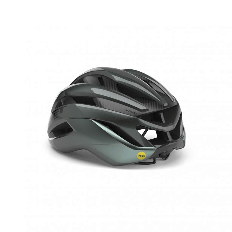 MET Trenta 3K Carbon Airframe road cycling helmet with MIPS Air safety technology, featuring sleek design and ventilation.