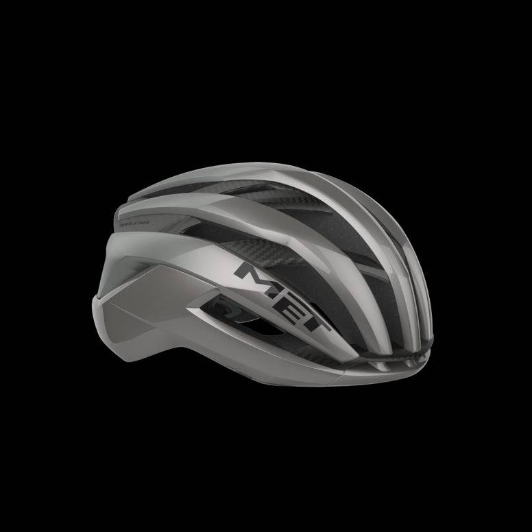 MET Trenta 3K Carbon Airframe road cycling helmet with MIPS Air safety technology, featuring aerodynamic design and adjustable straps.