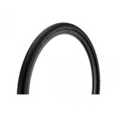 Pirelli Cinturato Gravel RH tubeless-ready performance tire for gravel racing, shown mounted on a bike wheel.