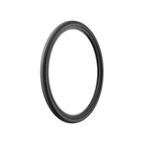 Pirelli Cinturato Gravel RH tubeless-ready racing tire mounted on a wheel for gravel biking and racing.