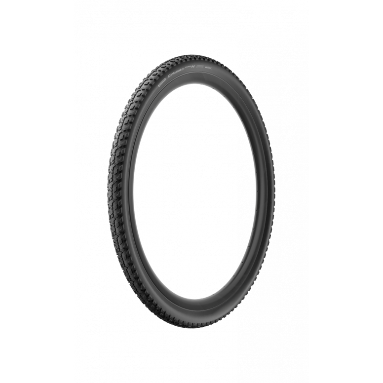 Pirelli Cinturato Gravel M tubeless-ready tire for mixed terrain, showcasing its rugged tread pattern and sidewall design.