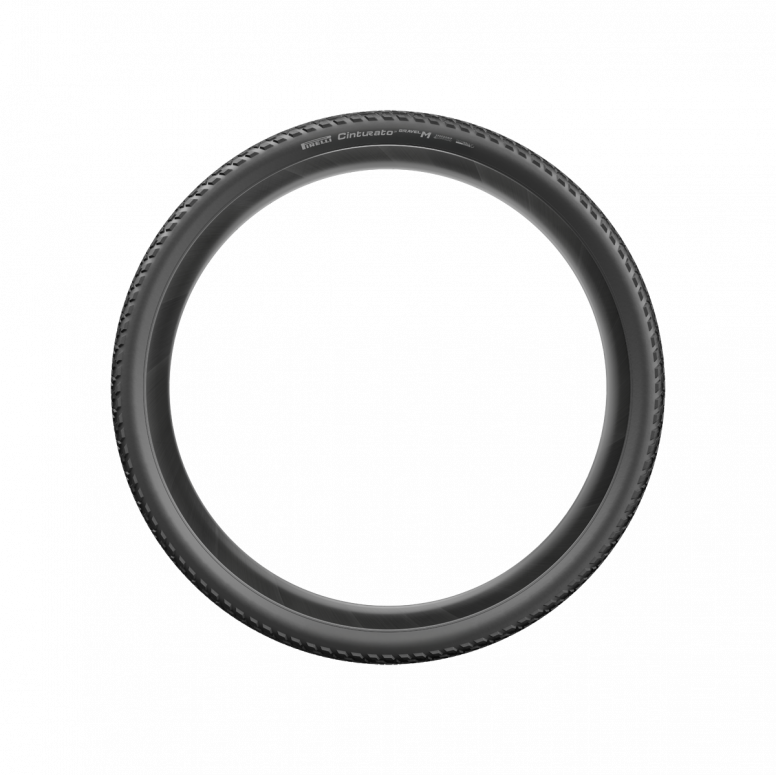 Pirelli Cinturato Gravel M tubeless ready tire for mixed terrain, designed for gravel bikes, featuring rugged tread and durable sidewalls.