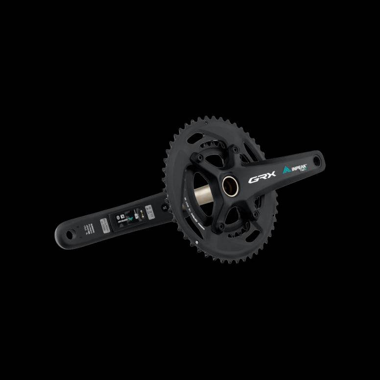 INPEAK Inpeak GRX RX820 2X Powercrank-E dual-sided power meter for Shimano GRX FC-RX820-2 bike components.
