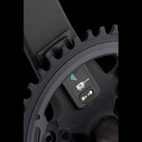 Inpeak GRX RX820 2X Powercrank-E twin-sided power meter for Shimano GRX FC-RX820-2 bicycle components, mounted on crankset.