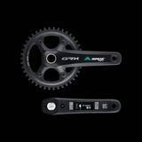 INPEAK Inpeak GRX RX820 1X Powercrank-E Twin2 dual-sided cycling power meter installed on a bike crankset.