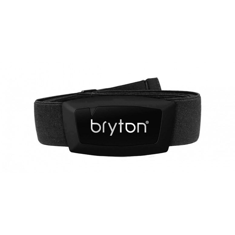 Bryton Smart Heart Rate Monitor chest strap with ANT+ and Bluetooth connectivity, showing a close-up of the strap and sensor.