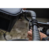 Topeak Elementa Dry Bag weatherproof handlebar bag with multi-mount adaptor for cycle computers and cameras on bike handlebars