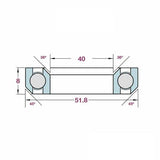 FBI Acb518K / Mr127 Headset Bearing | Swinnerton Cycles